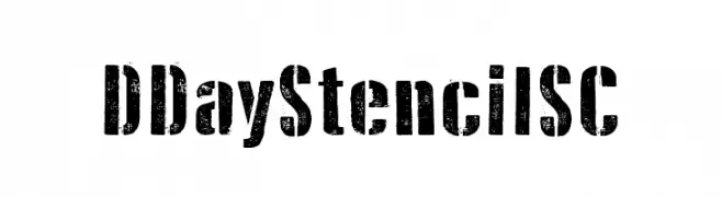 D Day Stencil SC  Descarca Fonturi Gratis