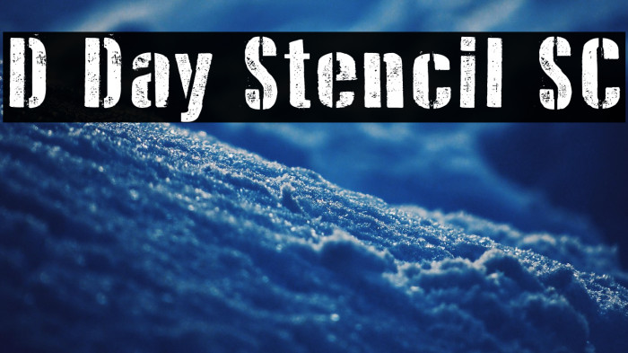 D Day Stencil SC Example 3