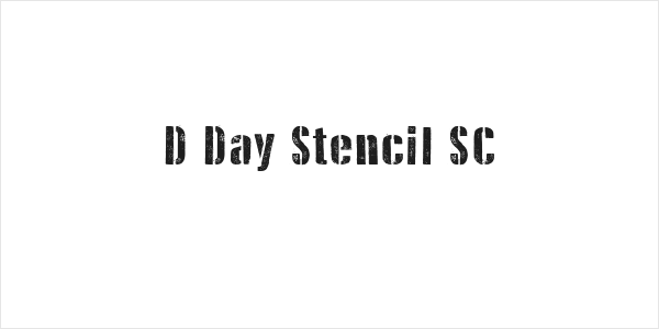 D Day Stencil SC Logo