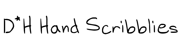 D*H Hand Scribblies Fuentes