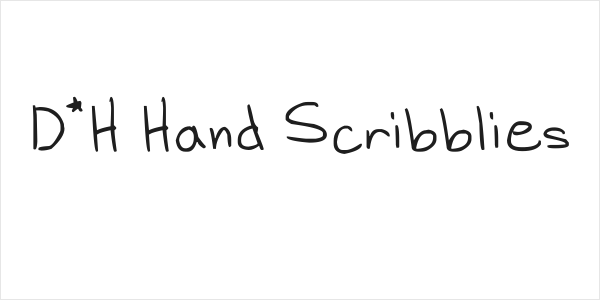 D*H Hand Scribblies Logo