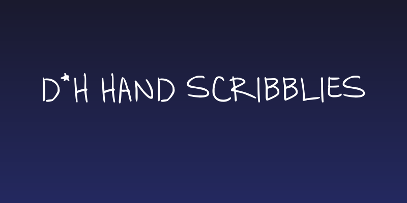 D*H Hand Scribblies Social Header