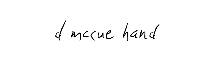 D McCue Hand Fuentes