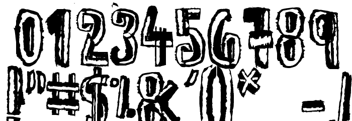 D the hero Font Alte caractere