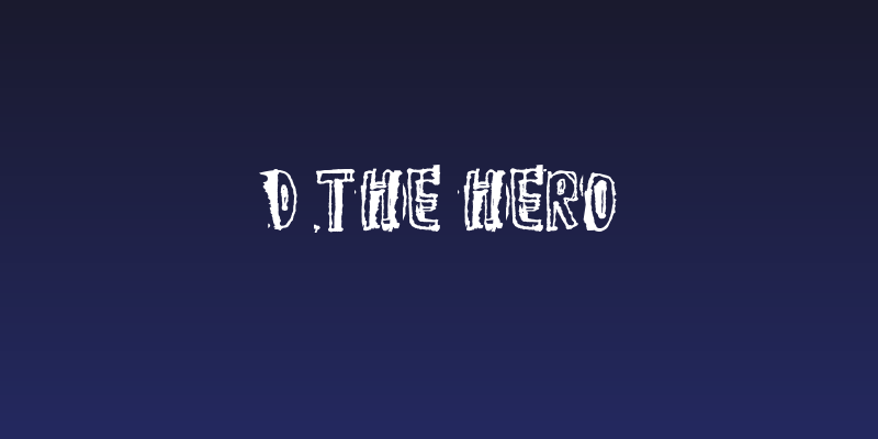 D the hero Social Header