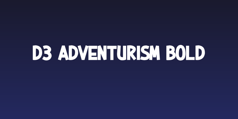 D3 Adventurism Bold Social Header