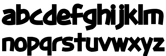 D3 Adventurism Bold Font LOWERCASE