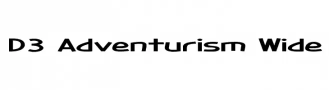D3 Adventurism Wide  Fuentes Gratis Descargar
