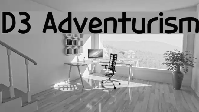 D3 Adventurism Font examples