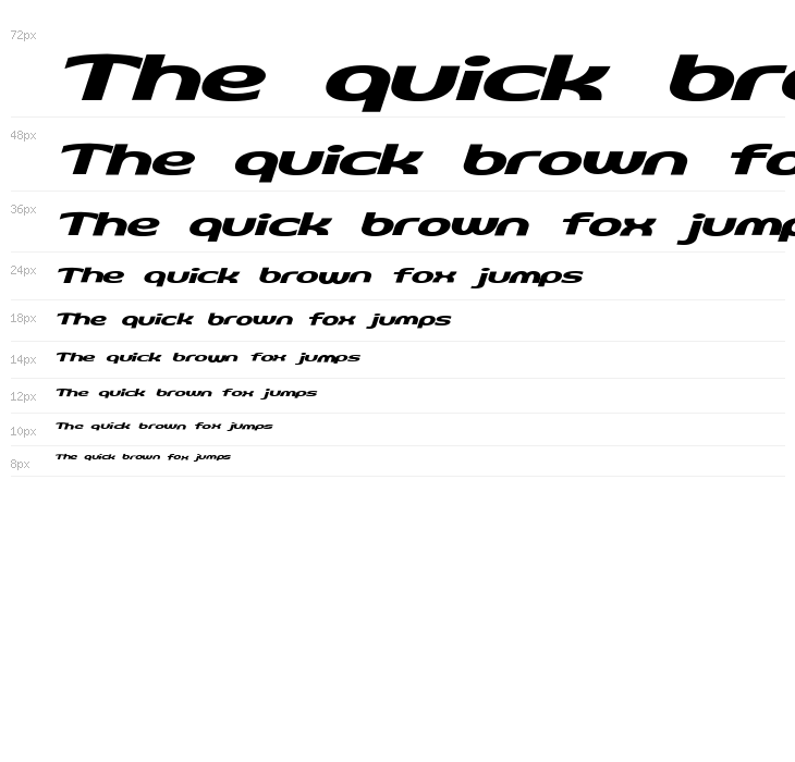 D3 Archism Italic Waterfall