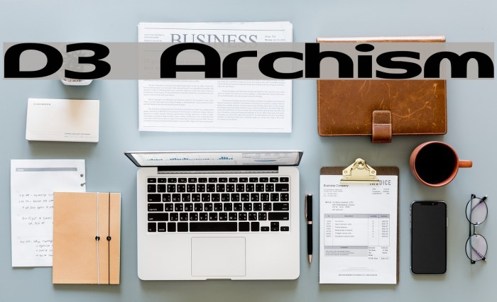 D3 Archism Font examples