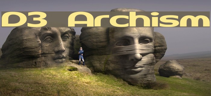 D3 Archism Font examples
