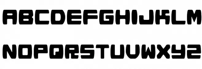 D3 Barrelism Schriftart Groß