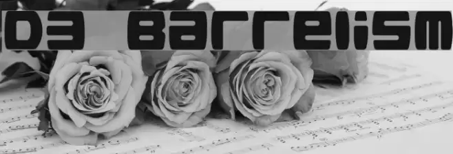 D3 Barrelism Шрифта examples