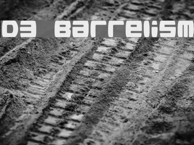 D3 Barrelism Шрифта examples