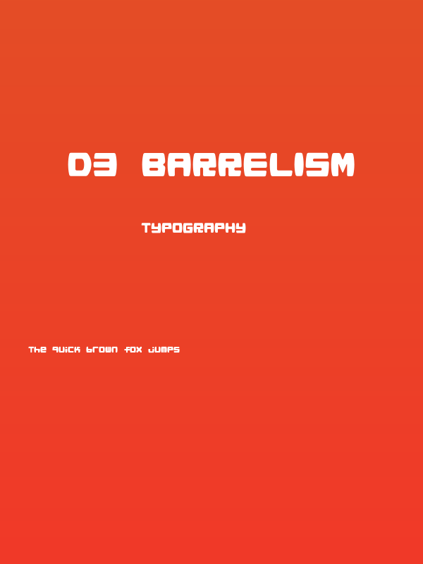 D3 Barrelism Poster