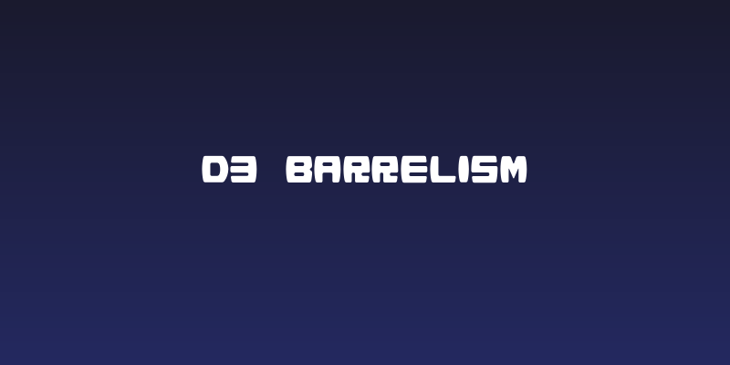 D3 Barrelism Social Header
