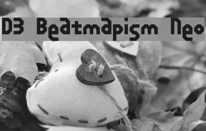D3 Beatmapism Neo Font examples
