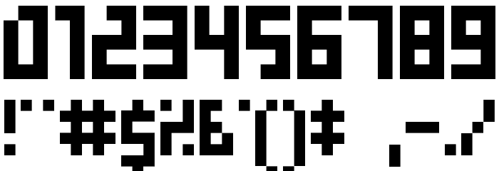 D3 Beatmapism Font OTHER CHARS