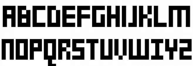 D3 Beatmapism Schriftart Groß