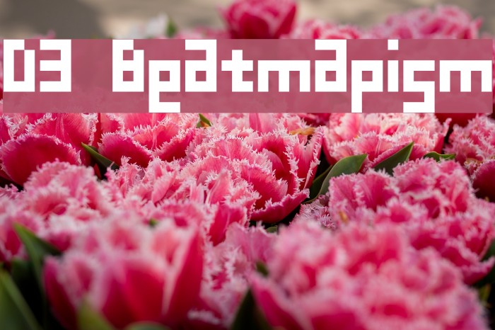 D3 Beatmapism Font examples