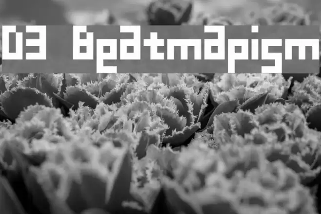 D3 Beatmapism फ़ॉन्ट examples