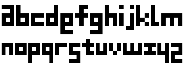 D3 Beatmapism Font LOWERCASE