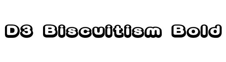 D3 Biscuitism Bold  免费字体下载