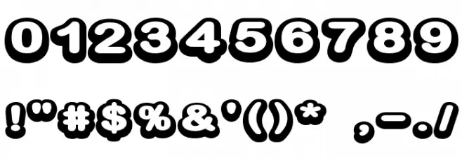 D3 Biscuitism Bold Font OTHER CHARS