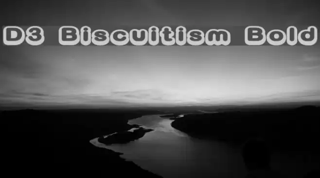 D3 Biscuitism Bold Font examples