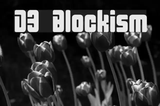 D3 Blockism Font examples