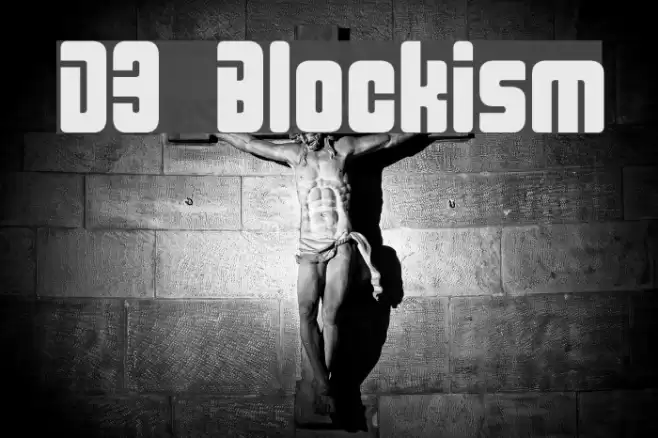 D3 Blockism Font examples