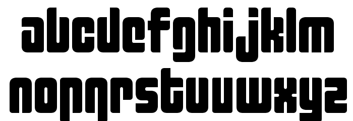 D3 Blockism Font LOWERCASE