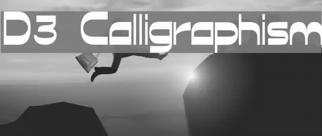 D3 Calligraphism Schriftart examples