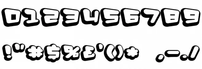 D3 Capsulism Alphabet Font OTHER CHARS