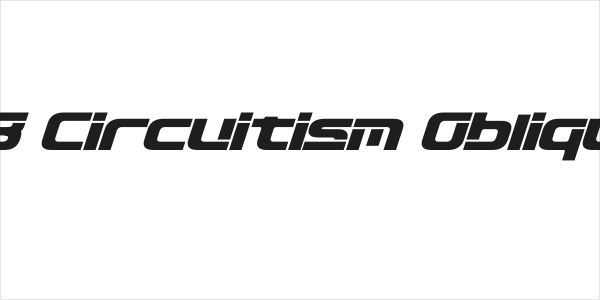 D3 Circuitism Oblique Logo