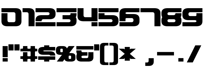 D3 Circuitism Font OTHER CHARS