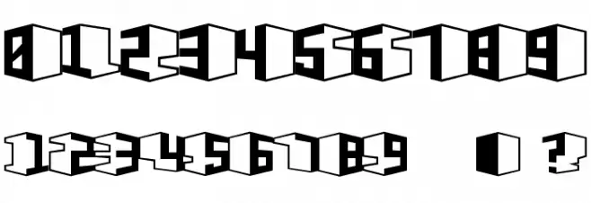 D3 Concretism typeB Font OTHER CHARS