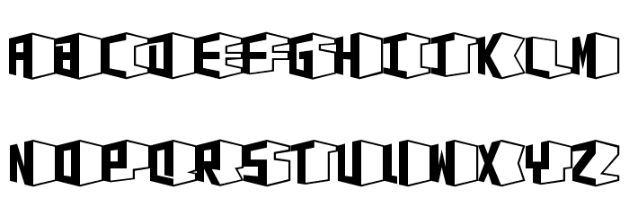 D3 Concretism typeB Font LOWERCASE