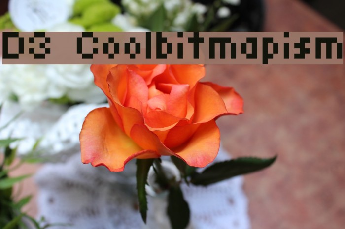 D3 Coolbitmapism Font examples
