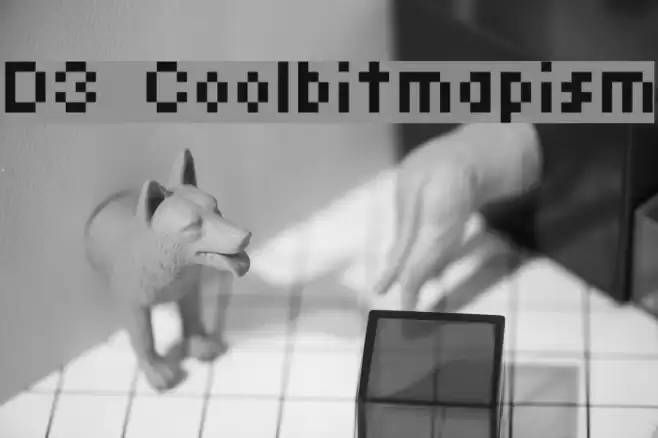 D3 Coolbitmapism Schriftart examples