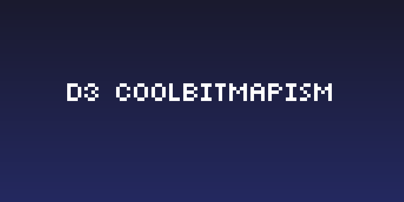 D3 Coolbitmapism Social Header