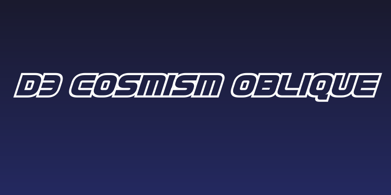 D3 Cosmism Oblique Social Header