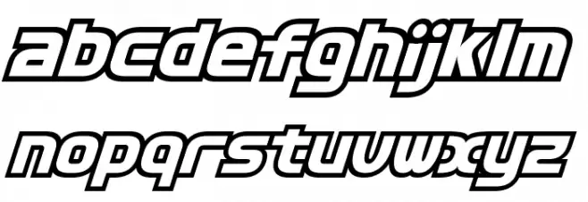 D3 Cosmism Oblique Шрифта строчной