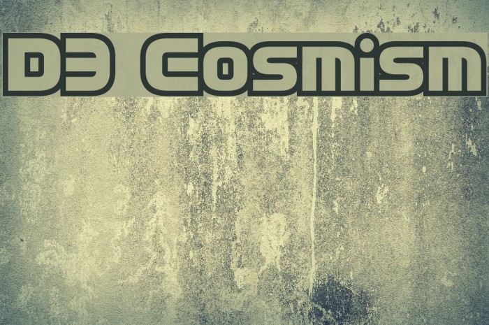 D3 Cosmism Font examples