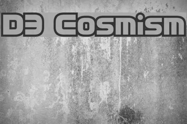 D3 Cosmism Font examples