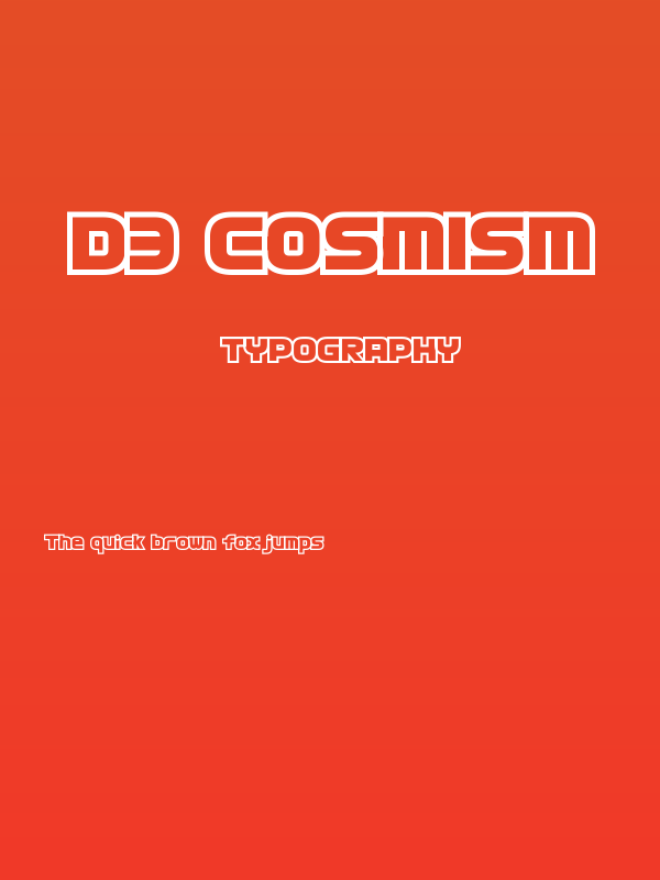D3 Cosmism Poster