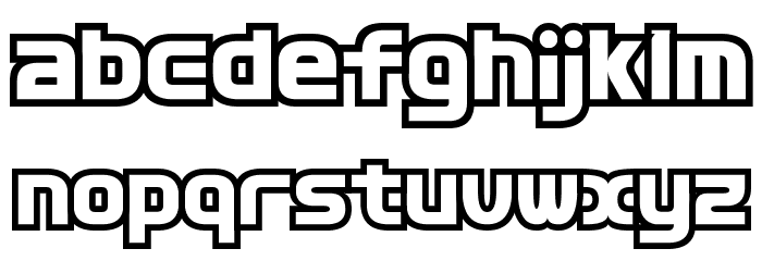 D3 Cosmism Font LOWERCASE