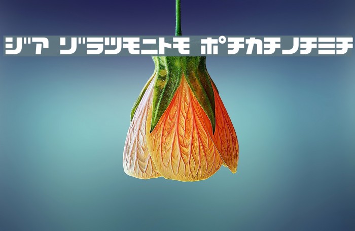 D3 Cozmism Katakana Font examples