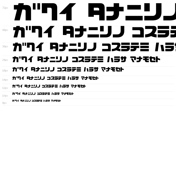 D3 Cozmism Katakana Waterfall